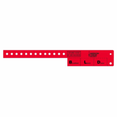 Multi-Tab Vinyl Wristband