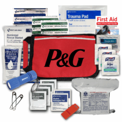 Deluxe Disaster Prep Emergency Safety Kit - A7887 8211 red