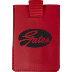 Cardsafe Leather Cell Phone Wallet – RFID Blocker - CardSafe Leather Cell Phone Wallet 8211 RFID Blocker_Red
