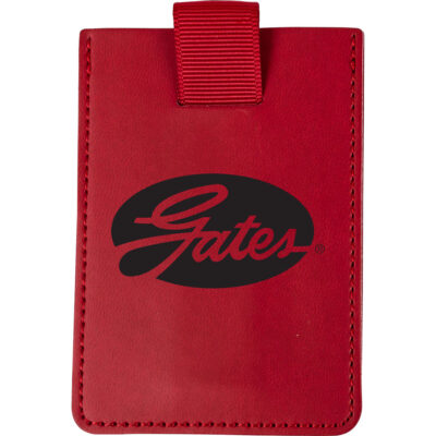 CardSafe Leather Cell Phone Wallet 8211 RFID Blocker_Red