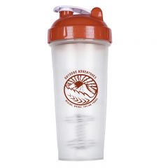 Classic Shaker Bottle – 28 oz - PS28T_RED_clear_37786