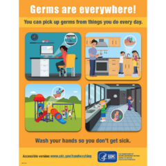 CDC Approved Stock Hand Washing Posters - cdcposter2