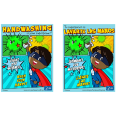 CDC Approved Stock Hand Washing Posters - cdcposter3