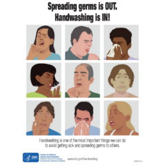 CDC Approved Stock Hand Washing Posters - cdcposter4