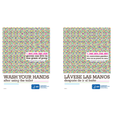 CDC Approved Stock Hand Washing Posters - cdcposter7