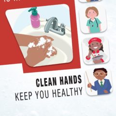 CDC Approved Stock Posters Hand Washing - germs3