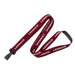 Antimicrobial Lanyard - lanyardburgundy