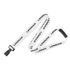 Antimicrobial Lanyard - lanyardwhite