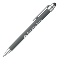 Lavon Stylus Retractable Soft Pen - lavonstylusgrey