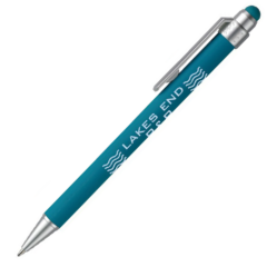 Lavon Stylus Retractable Soft Pen - lavonstylusteal