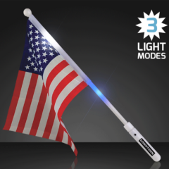 Light Up American Flag Wand - lightupamericanflag