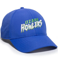 Moisture Wicking Baseball Cap - oc803_royal-logo-howlers_02_1webp