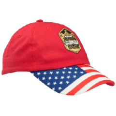 Patriotic Baseball Cap - patrioticbaseballcapred