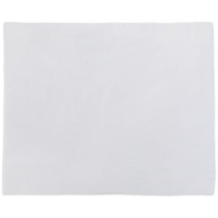 Recycled Polyester Flannel Blanket - recycledblanketwhite