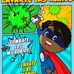 CDC Approved Stock Posters Hand Washing - spanishkids