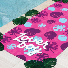 Sublimated Quick Dry Sand Proof Beach Towel - sublimatedsandprooftowel