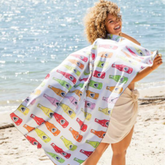 Sublimated Quick Dry Sand Proof Beach Towel - sublimatedsandprooftowel2