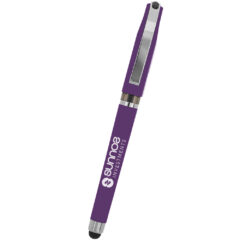 Avendale Velvet Touch Stylus Gel Pen - 11112_PUR_Silkscreen