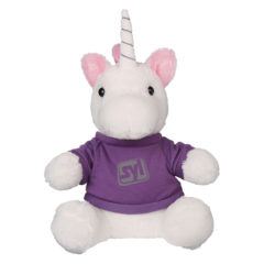 Mystic Unicorn Plush Toy – 6″ - 1253_WHT_SHIRT