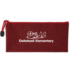 Heathered School Pouch - 1566304638_1446_Red