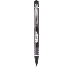 Costa Mesa Illuminated Velvet Touch Aluminum Pen - 1577721667_7493_Grey_on
