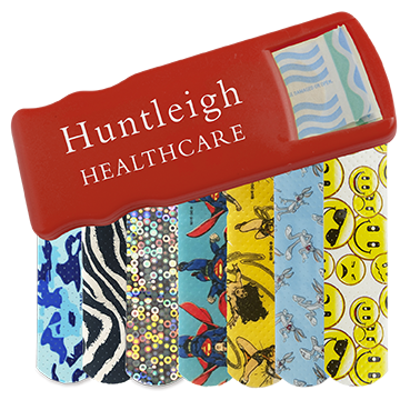 Bandage Dispenser with Pattern Bandages - 1582890777_3505_Red_Contents