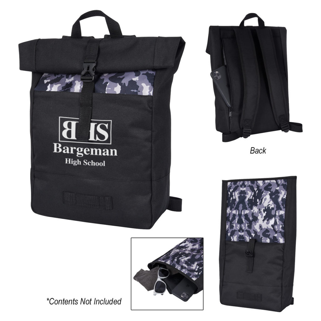 Camo Roll-Top Backpack - 3681_group