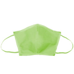 Flat Fold Canvas Face Mask with Elastic Loops - 8021-flat-keylimepie