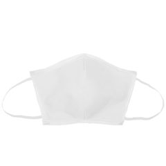 Flat Fold Canvas Face Mask with Elastic Loops - 8021-flat-marshmallow