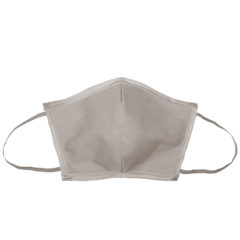 Flat Fold Canvas Face Mask with Elastic Loops - 8021-flat-overcast