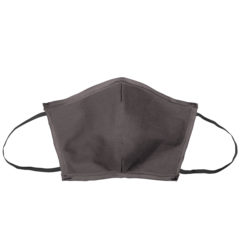 Flat Fold Canvas Face Mask with Elastic Loops - 8021-flat-stormy