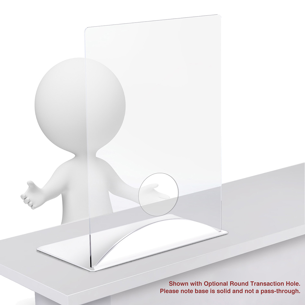 Distancing Barrier with Acrylic Base - 94022_group