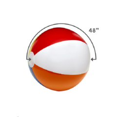 Giant Oversized Beach Ball – 48″ - A8292 8211 measurement