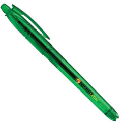 Aqua Gel Recycled PET Plastic Pen - AEX-C-GS-Green