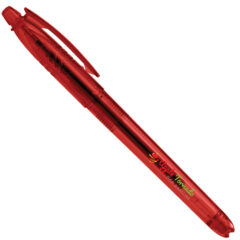 Aqua Gel Recycled PET Plastic Pen - AEX-C-GS-Red