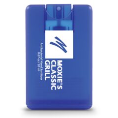 Credit Card Style Antibacterial Hand Sanitizer – 0.676 oz - CCS101_Blue_131481