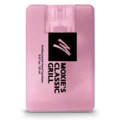 Credit Card Style Antibacterial Hand Sanitizer – 0.676 oz - CCS101_Pink_131485