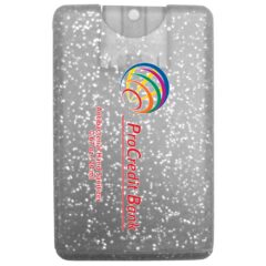 Sparkle/Bling Credit Card Antibacterial Hand Sanitizer – 0.676 oz - CCS201_Frost_110890