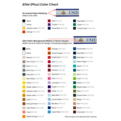 Tennis Ball Toss Toy - Elite PlusColor Chart