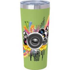 Biere Double Wall Stainless Steel Tumbler with Straw – 22 oz - KM8402G_cs