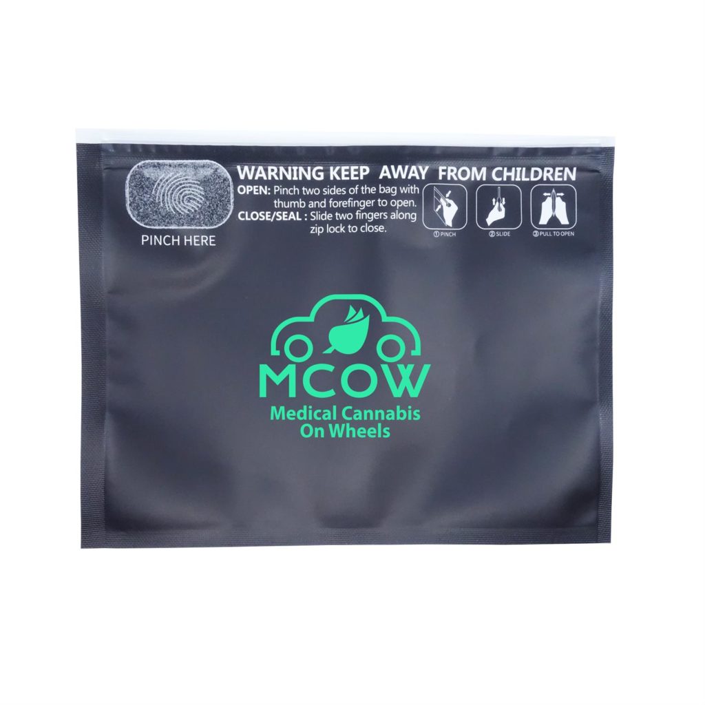 Safety Smelly and Moisture-Proof Bag - LEAF300_Black_130347