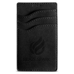 Leeman™ Nuba RFID 3-Pocket Phone Wallet - Leeman Nuba RFID 3-Pocket Phone Wallet 8211 Black