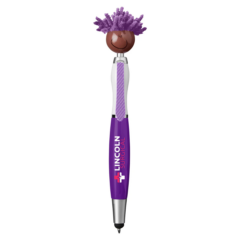 Moptoppers®Screen Cleaner with Stylus Pen (Multicultural Brown) - MoptoppersScreen Cleaner with Stylus Pen Multicultural Brown 8211 Purple
