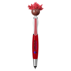Moptoppers®Screen Cleaner with Stylus Pen (Multicultural Brown) - MoptoppersScreen Cleaner with Stylus Pen Multicultural Brown 8211 Red