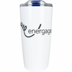 Odin Vacuum Insulated Tumbler – 22 oz - Odin Vacuum Insulated Tumbler 8211 22 oz 8211 White-Blue