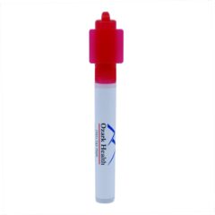 Square Billboard Cap Hand Sanitizer Spray – 0.33 oz - SP116_Red_109677
