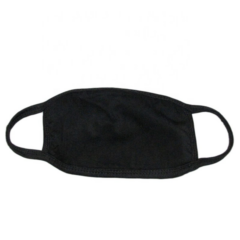 Four Ply Cotton Face Mask - blankmaskblack