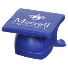 Mortarboard Hat Stress Reliever - blue