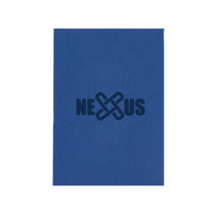 Set of 3 Colorful Mini Notebooks – 3-1/2″ w x 5″ h - jk1829_blue_logo_6106