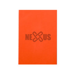 Colorful Mini Notebook – 3-1/2″ w x 5″ h - jk1829_orange_4423